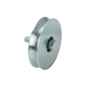 RUEDA PARA PORTON CORREDERA 100 MM CON CANAL ANGULAR