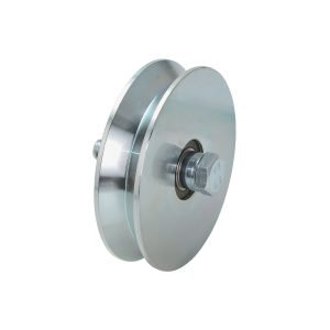 RUEDA PARA PORTON CORREDERA 120 MM CON CANAL ANGULAR